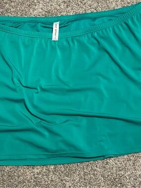 Lane Bryant Teal Swim Skirt
